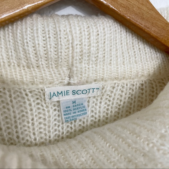 Vintage Jamie Scott 80s Fringe Sweater - Picture 4 of 7